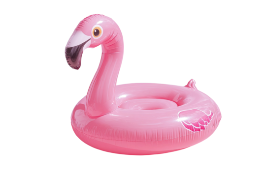 Pink flamingo inflatable pool float