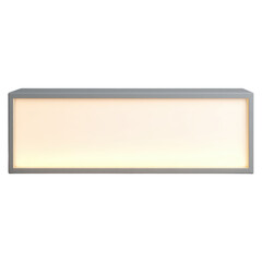 Obraz premium Modern Minimalistic Rectangular Lamp Design with Soft Glow for Home or Office Illumination