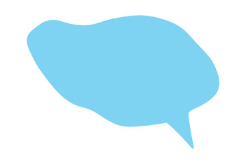 Hand drawn speech bubble Blank empty message box Textbox frame for banners, price tags, stickers, design