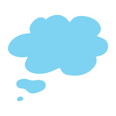 Hand drawn speech bubble Blank empty message box Textbox frame for banners, price tags, stickers, design