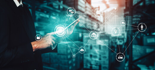 Smart warehouse management system with innovative internet of things technology to identify package...