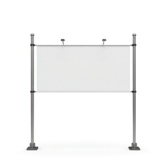 Obraz premium Adjustable Double Post Banner Stand with Top Banner Support
