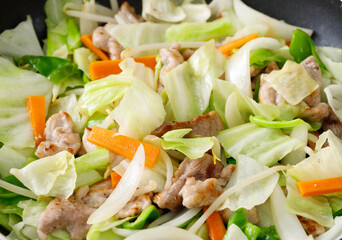 肉野菜炒め