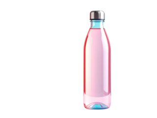 pink bottle of perfume