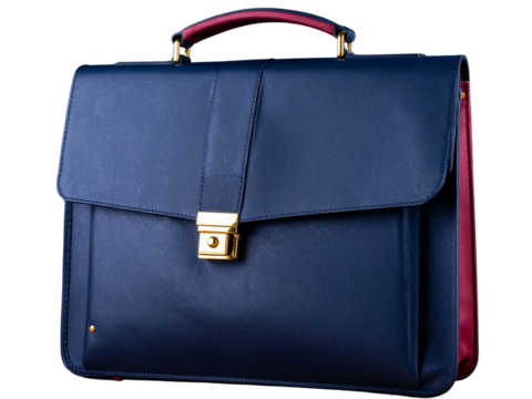 black briefcase isolated on white - Powered by Adobe