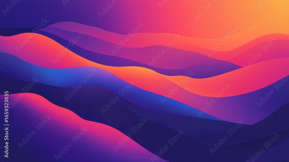 Poster background gradient abstact