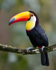 Fototapeta premium toucan on a branch