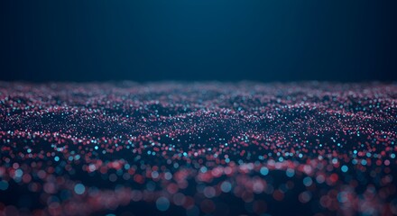 Quantum Dots Minimal – Floating Neon Particles in Void for AI Branding, Cyber UI & Futuristic Presentations (4K Loop, Subtle Drift, Dark Elegance)