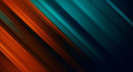 Fototapeta premium Teal & Orange Fast Lines – High-Velocity Gradient Motion for Tech Ads, Esports Streams & Futuristic UI (Seamless 4K, Glowing, Dynamic Energy)