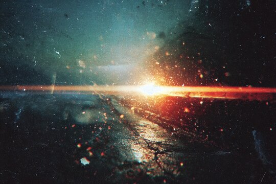 Cosmic, dusty road through space