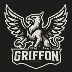 Obraz premium Griffon mascot esport logo