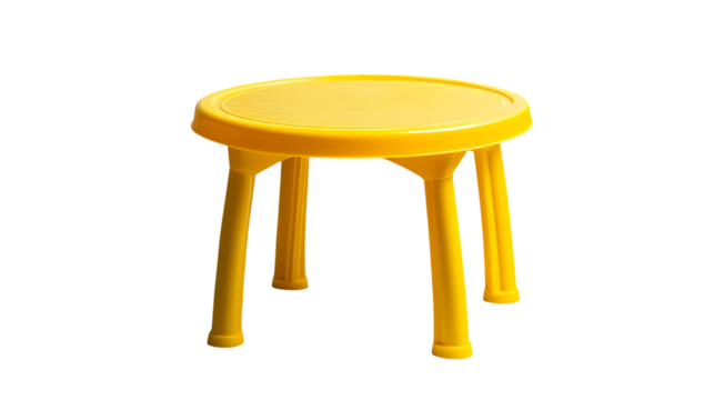 A yellow cake stand Isolated transparent on white background - Powered by Adobe