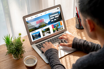 Online travel agency website for modish search and travel planning offers deal and package for...