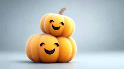 Festive Halloween background featuring classic pumpkins and ample text space, perfect for article illustrations and holiday content.
