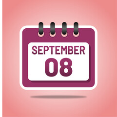 September 8 Schedule Planner Template