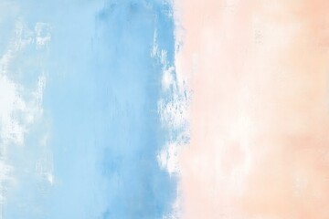 Fototapeta premium Soft abstract background with blue and pink paint strokes, gentle texture and color blend