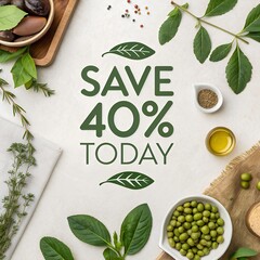 4. Nature Eco-Friendly Sale Banner