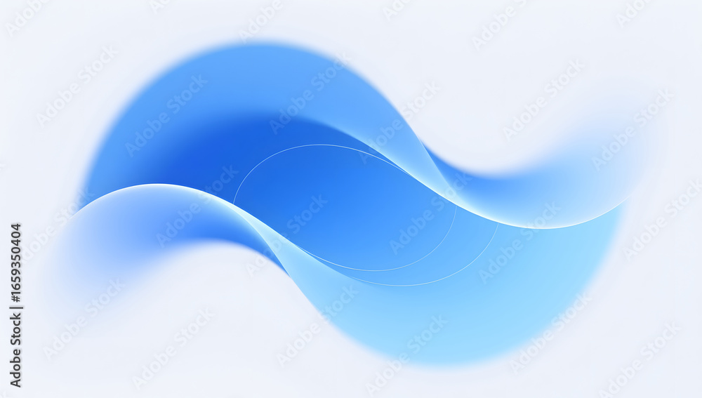 Poster dynamic fluid color gradient background, abstract kv main visual business ppt background
