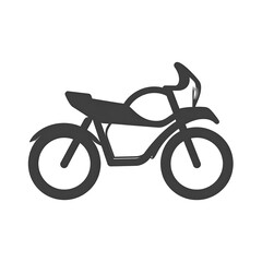 Fototapeta premium Motorcycle silhouette icon