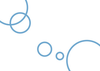 泡をイメージしたシンプルな円の背景