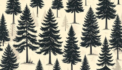 Obraz premium Minimalistic Nature-Inspired Patterns