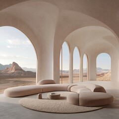 Desert Oasis Lounge Interior.