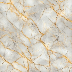 White Marble with Gold Veins Texture