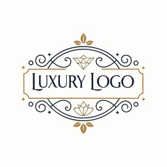 Luxury logo set. Crest logo element, Crown, Wing, Emblem, Heraldic Monogram. Vintage logo design elements.
