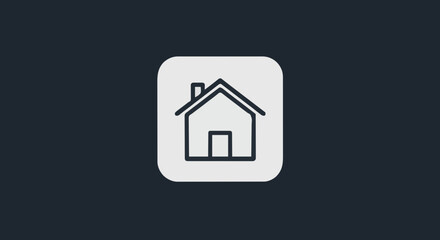 Icon vector home, logo home screen app