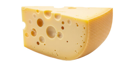 Isolated Swiss Cheese Wedge