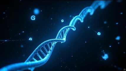 Dna structure animation: exploring genetics, biology, and molecular structure visualization