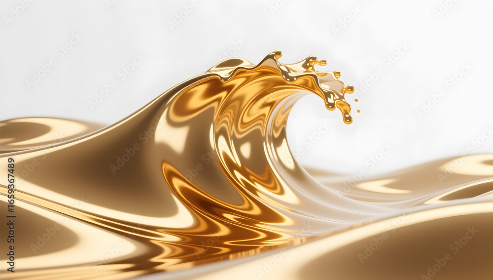 Poster dynamic fluid color gradient background, abstract kv main visual business ppt background