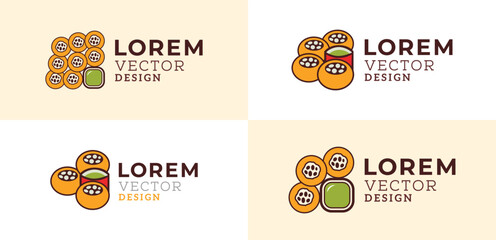 Pani Puri Logo Vector &ndash; Indian Street Food Snack Design