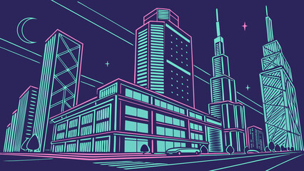 night city in the city