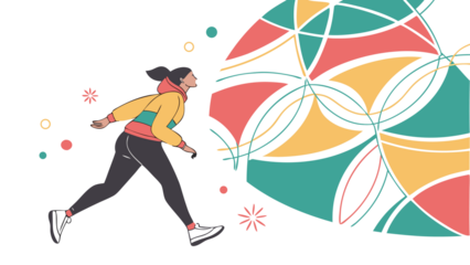 girl in a dress with butterflies