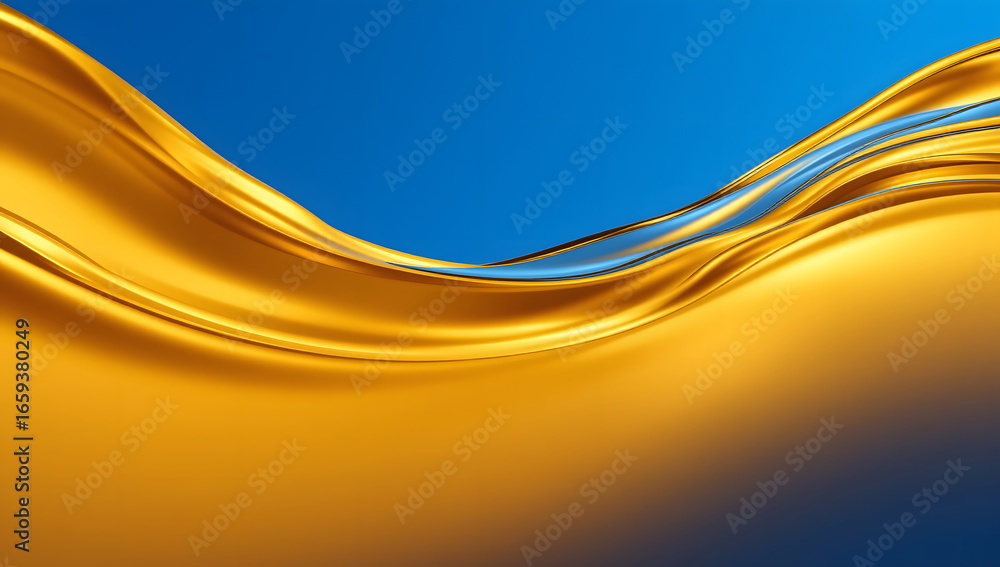 Poster dynamic fluid color gradient background, abstract kv main visual business ppt background