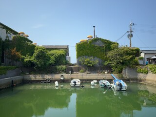 江井島漁港から見る風景
