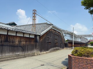 江井ヶ嶋酒造のレトロな風景
