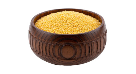 Isolated Bowl of Millet