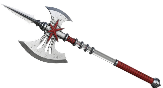 Isolated Battle Axe
