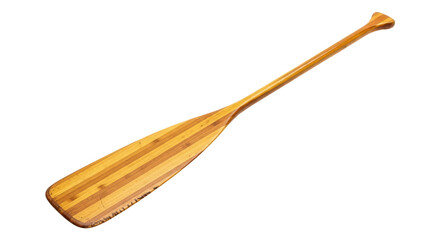 Isolated Wooden Paddle