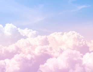 Romantic pastel sky background