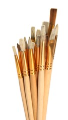 Paintbrushes in a cluster