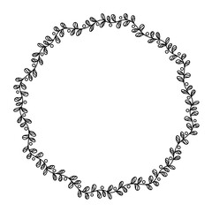 Simple ornament Line Art outline Isolated on White Background for Wedding Invitation and decoration