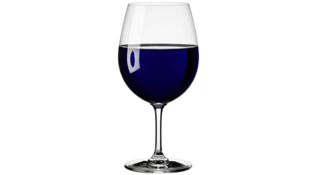 Isolated Red Wine Glass