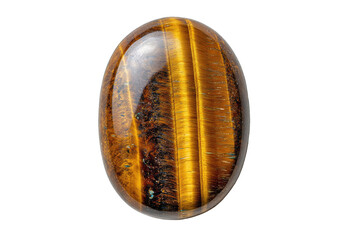 Oval tiger eye gemstone