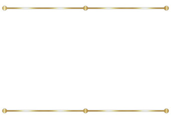 Elegant Gold Text Frame on Transparent Background for Invitations, Certificates, and Presentations
