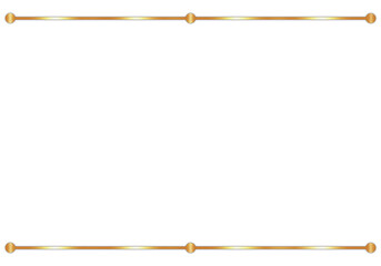 Elegant Bronze Text Frame on Transparent Background for Invitations, Certificates, and Presentations