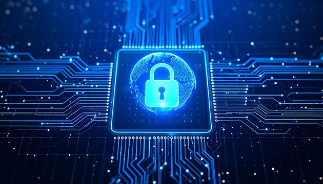 Circuit board with a secure lock and globe