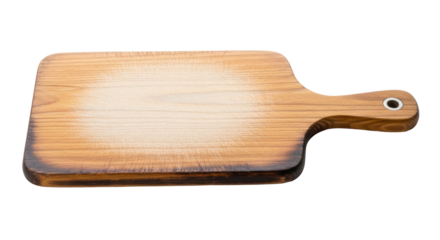 Isolated Wooden Cutting Board